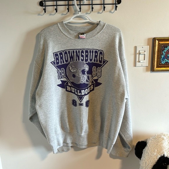 Gray football crewneck! - Picture 1 of 3